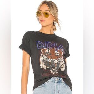 Anine Bing Tiger Graphic Tee / Size XS